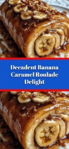Decadent Banana Caramel Roulade Delight