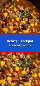 Hearty Crockpot Cowboy Soup